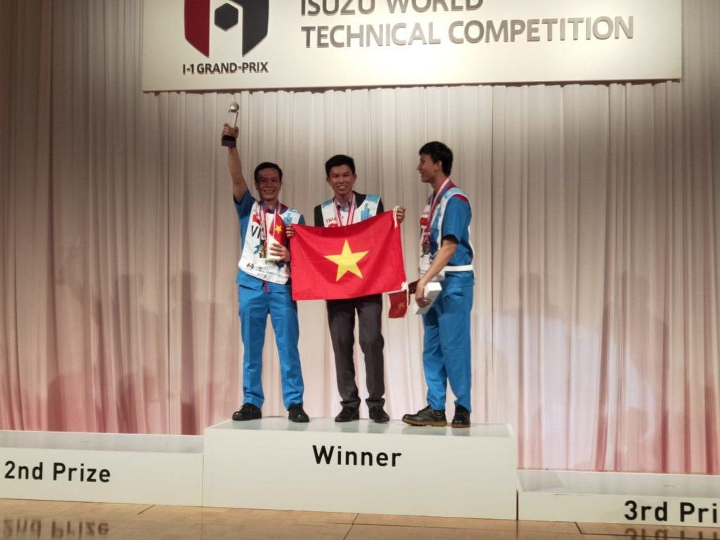 Isuzu việt nam vô địch hội thi tay nghề kỹ thuật viên Isuzu toàn cầu (I-1 Grand Prix) 2019