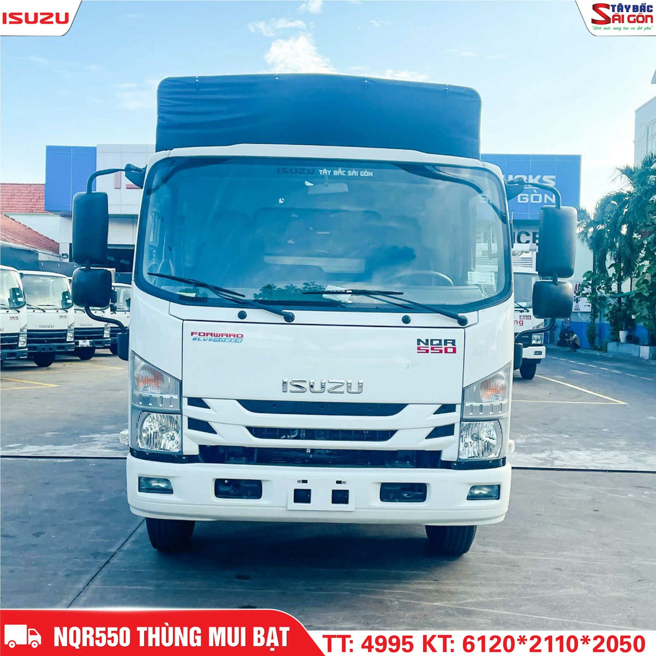 xe tải isuzu thùng mui bạt