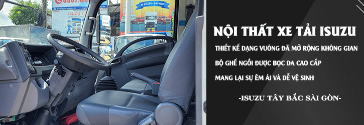Nội thất Xe tải thùng mui bạt bửng nhôm 1.9 Tấn