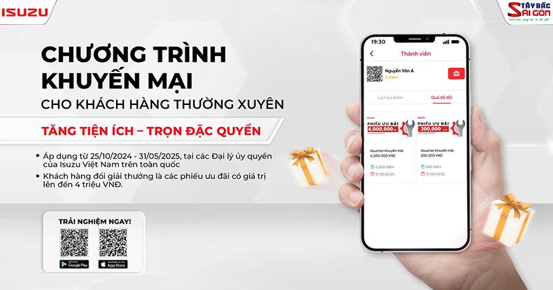 Ứng dụng ISUZU CARE chính thức giới thiệu tính năng “Thành viên”