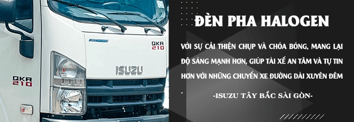 Đèn pha Xe tải thùng mui bạt bửng nhôm 1.9 Tấn