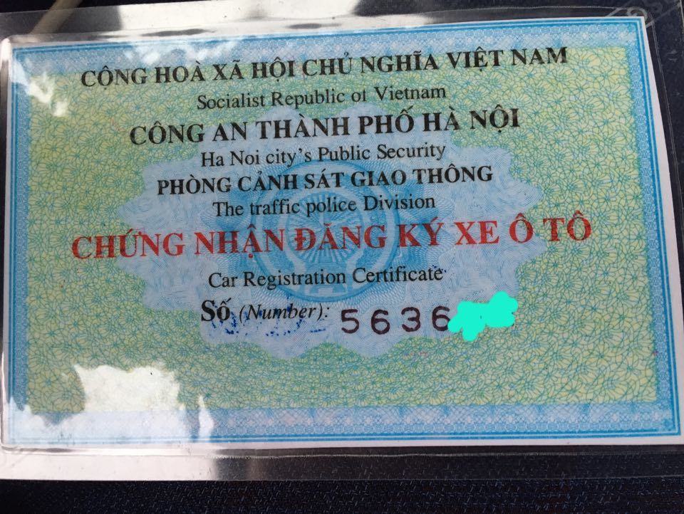 Giấy đăng ký ô tô