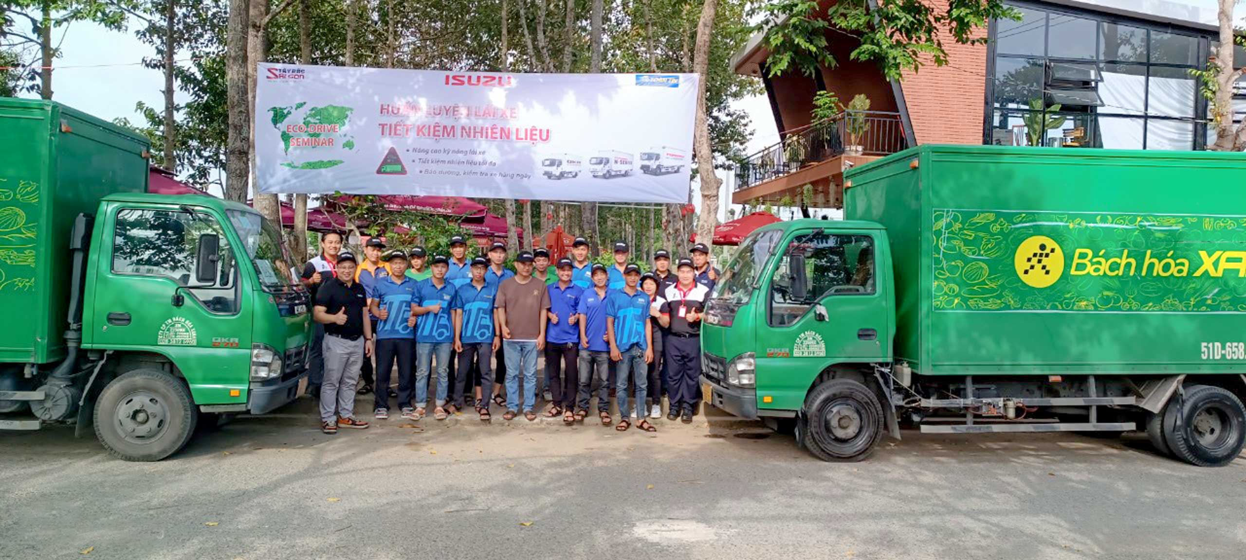 Huấn luyện lái xe tiết kiệm nhiên liệu tại Hậu giang