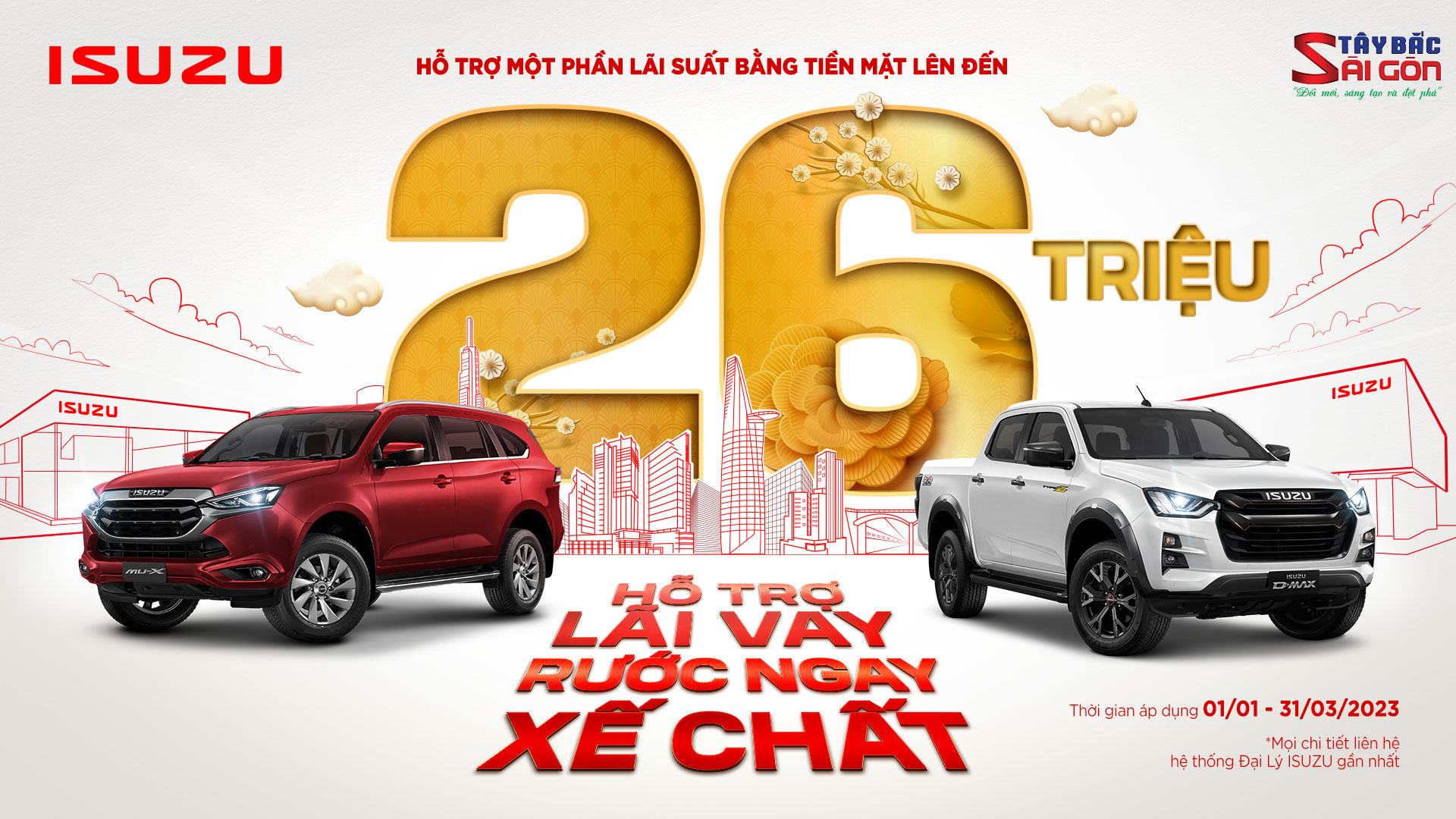 Khuyến mãi Mu-X D-Max