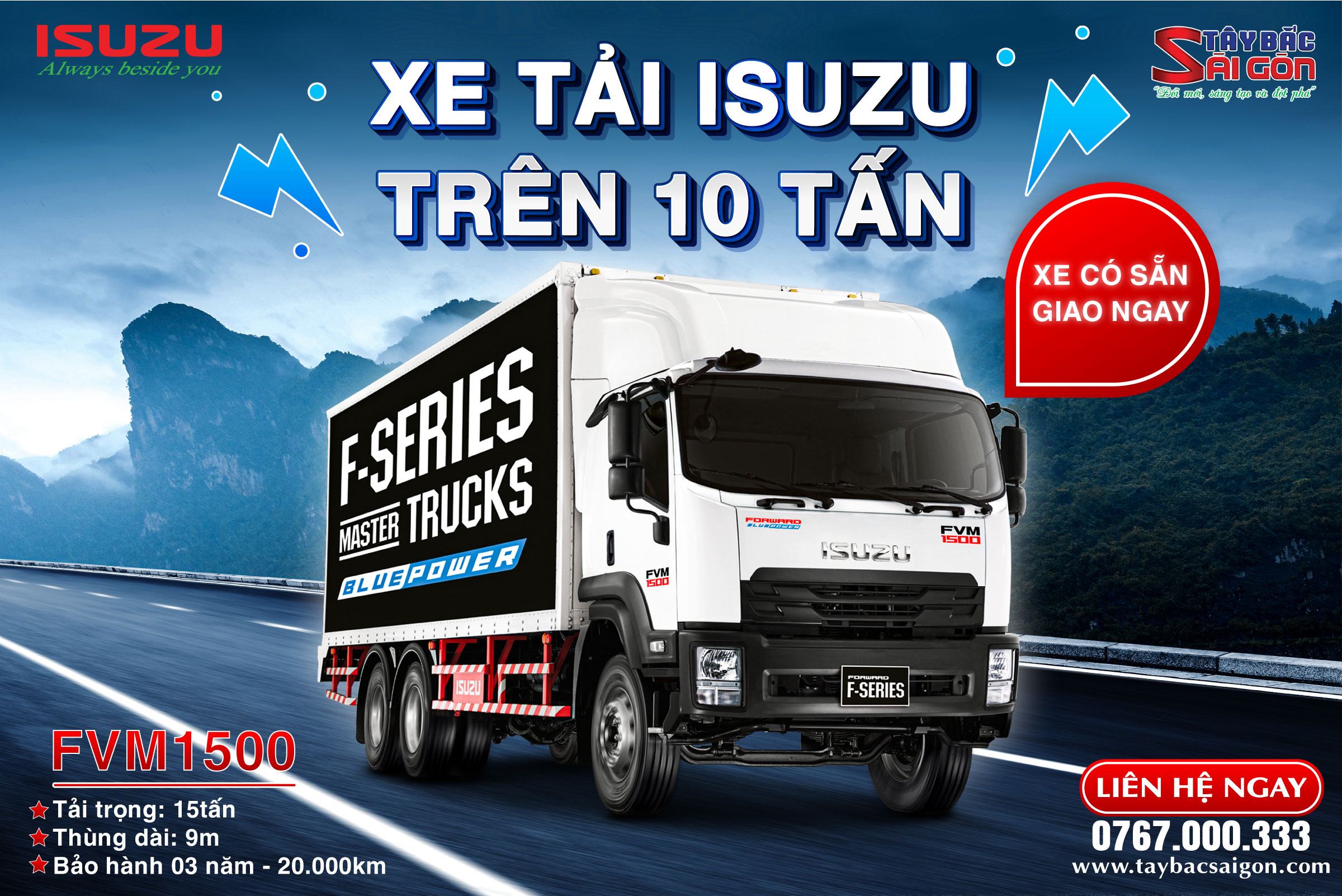 Xe tải Isuzu trên 10 tấn