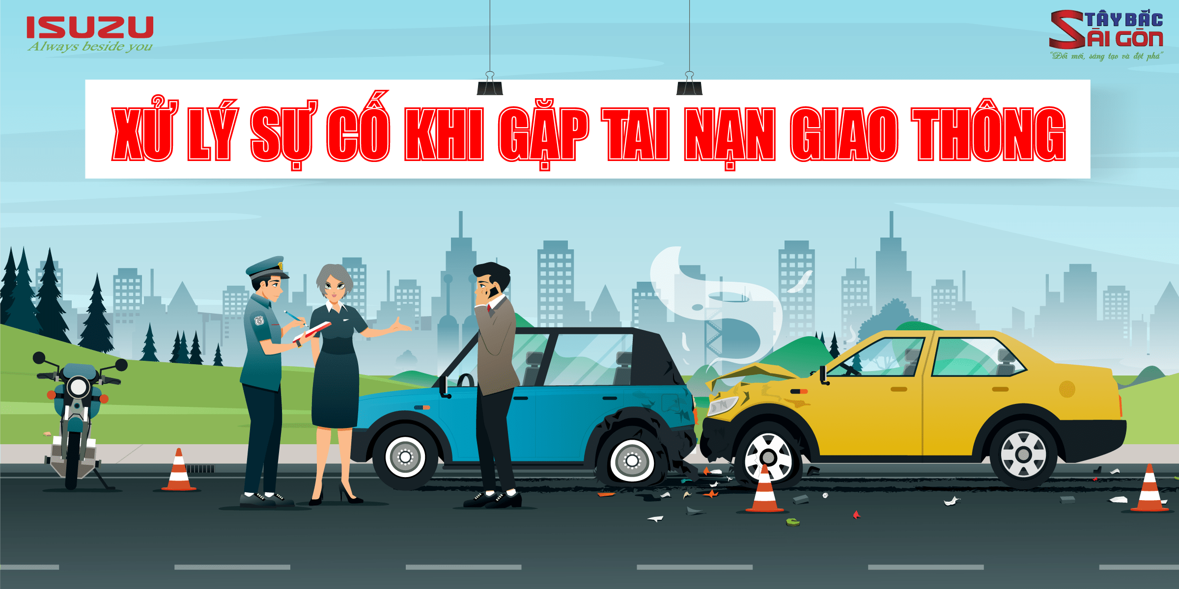 Gặp tai nạn giao thông - Bạn nên làm gì?