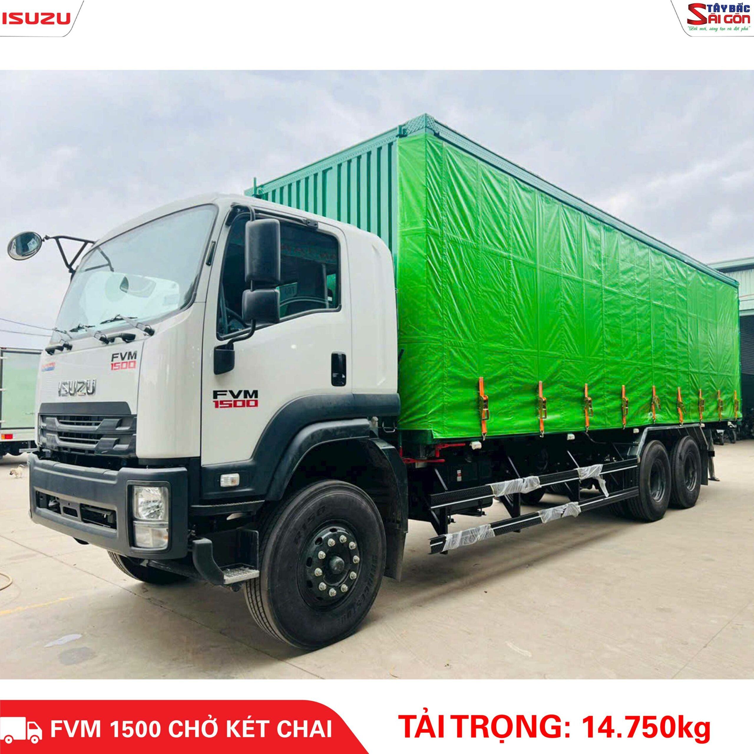 xe tải isuzu chở bia
