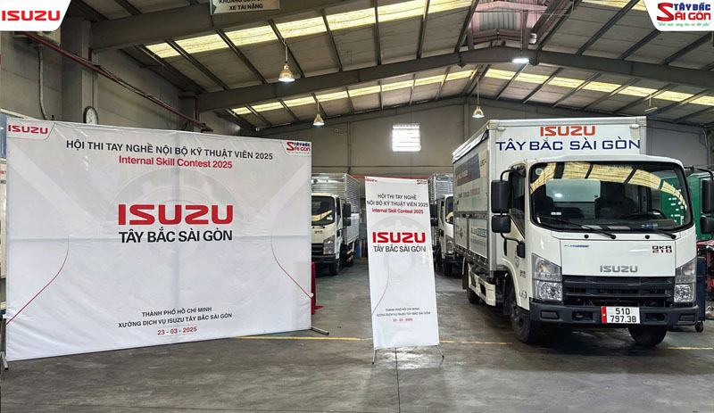 Hội thi tay nghề nội bộ Kỹ Thuật Viên ISUZU Tây Bắc Sài Gòn