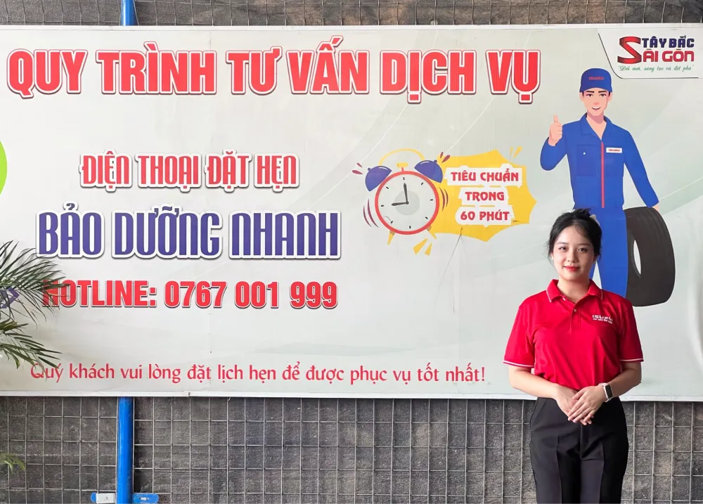 Quy trình làm việc tại ISUZU Tây Bắc Sài Gòn - CN Bình Phước