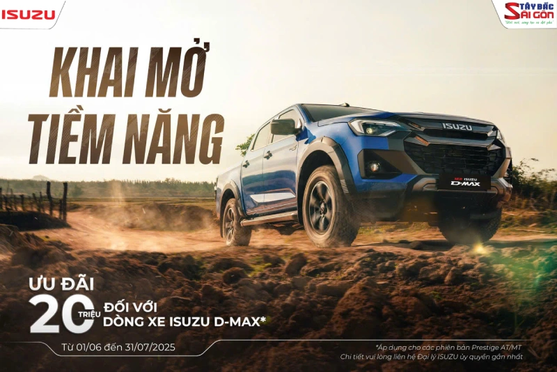 Sắm xe cuối năm cùng khuyến mãi ISUZU D-MAX & Mu-X