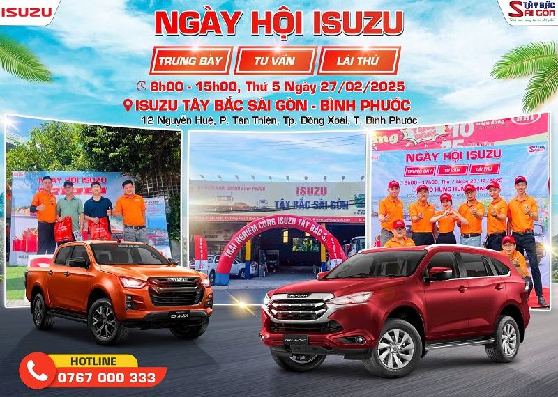 Sự kiện lái thử xe ISUZU tại Bình Phước