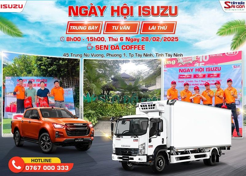 Sự kiện lái thử xe ISUZU tại Tây Ninh