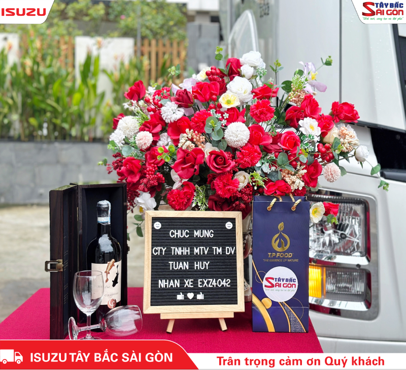 Giao xe đầu kéo ISUZU EXZ4042