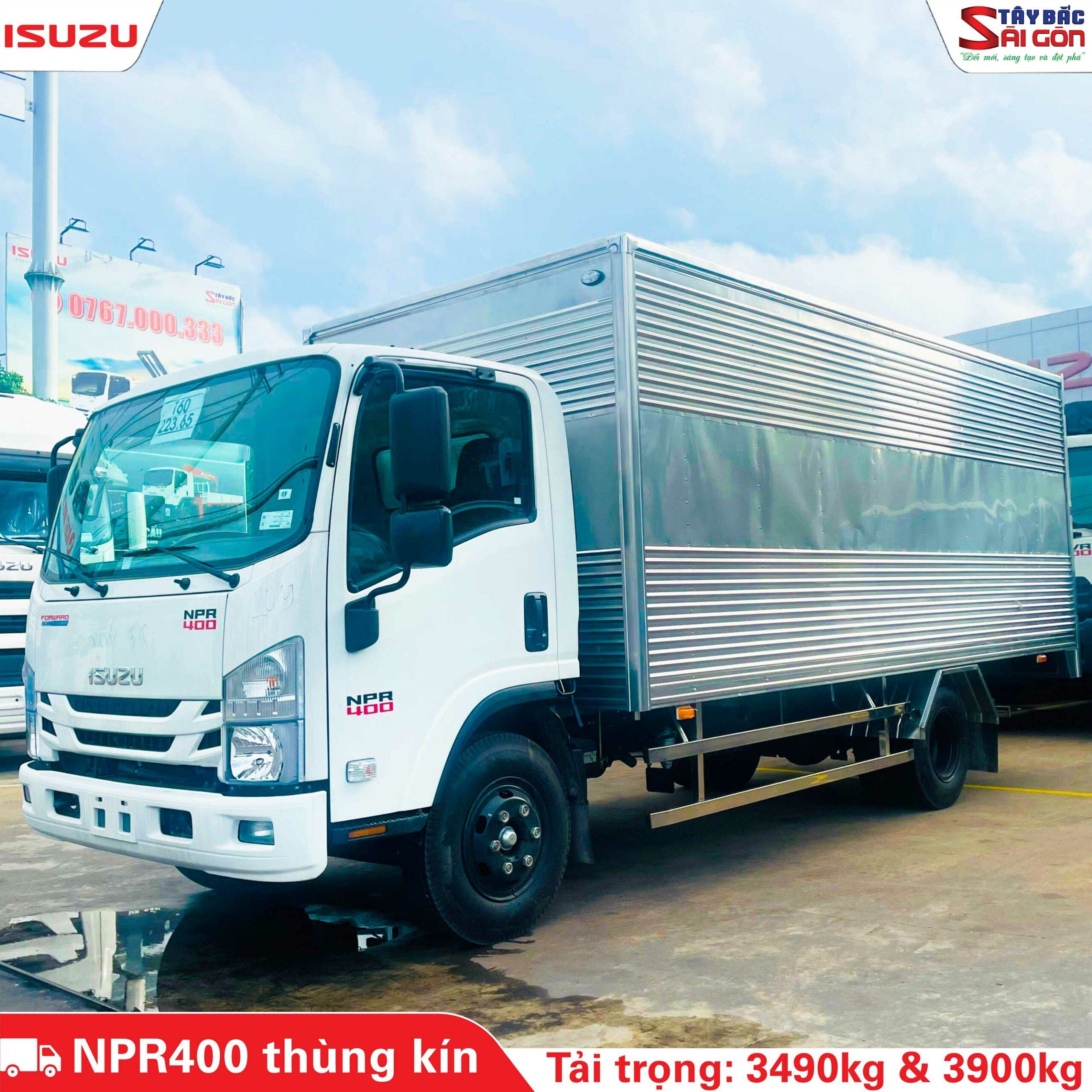 xe tải isuzu thùng kín
