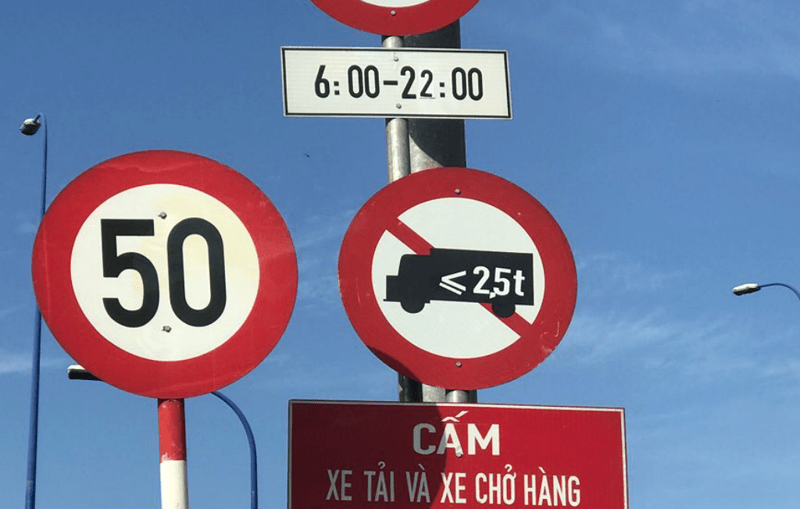 Thời gian cấm xe tải