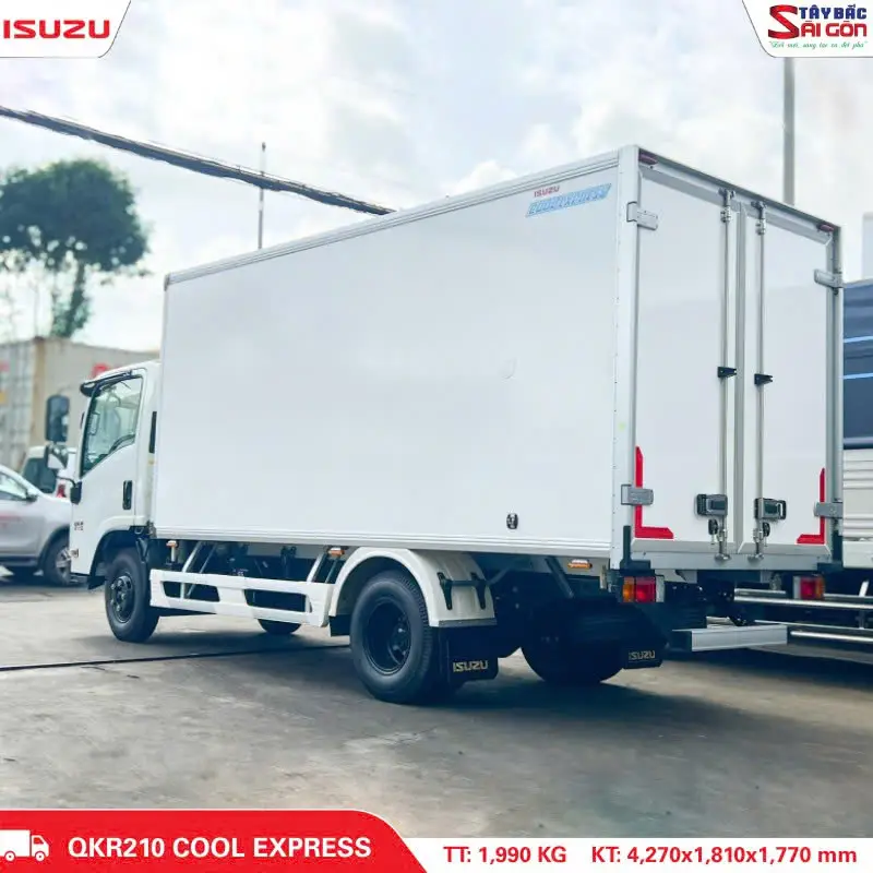 Thùng xe đông lạnh 2 tấn xe chở cá