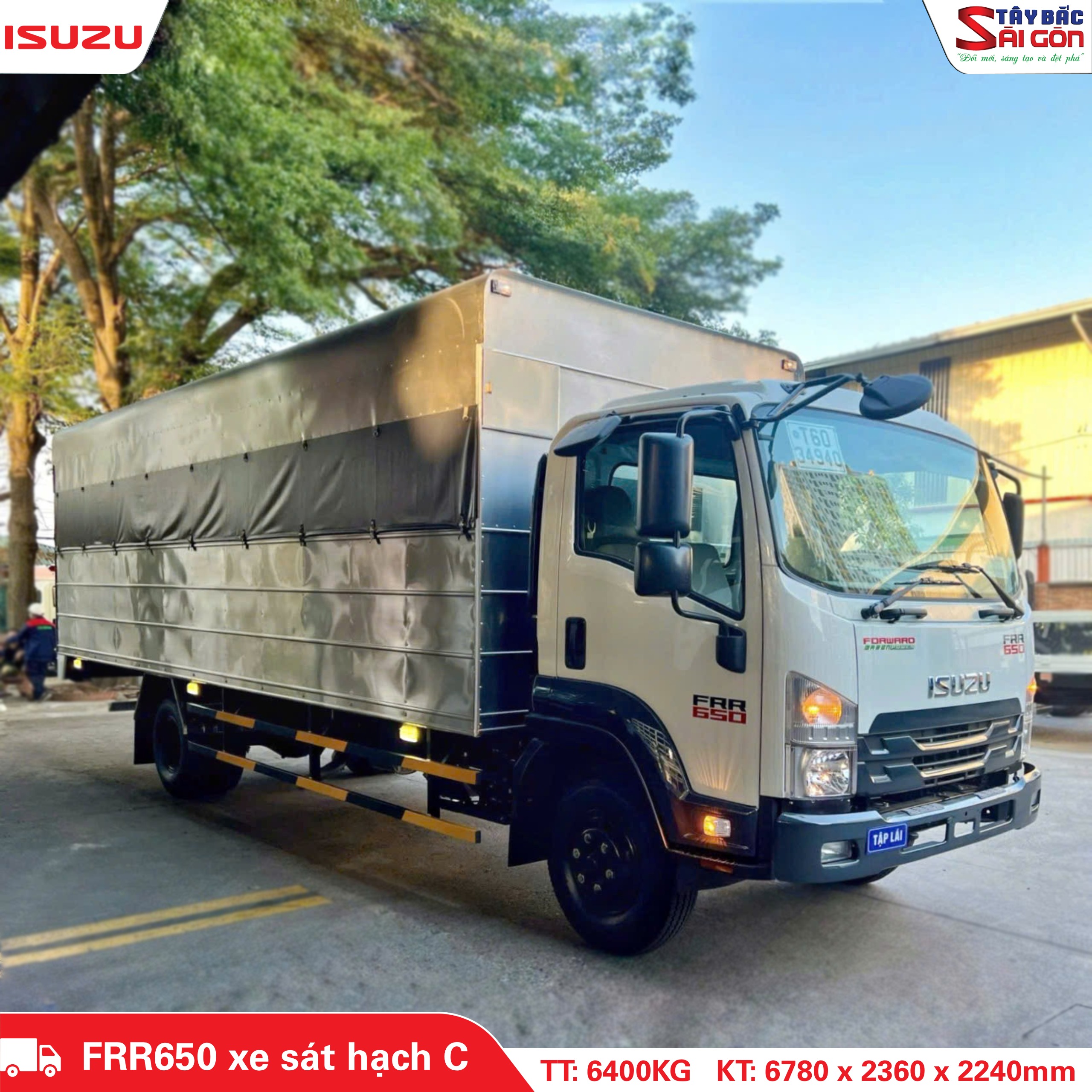 Xe tải hạng C FRR650 tập lái