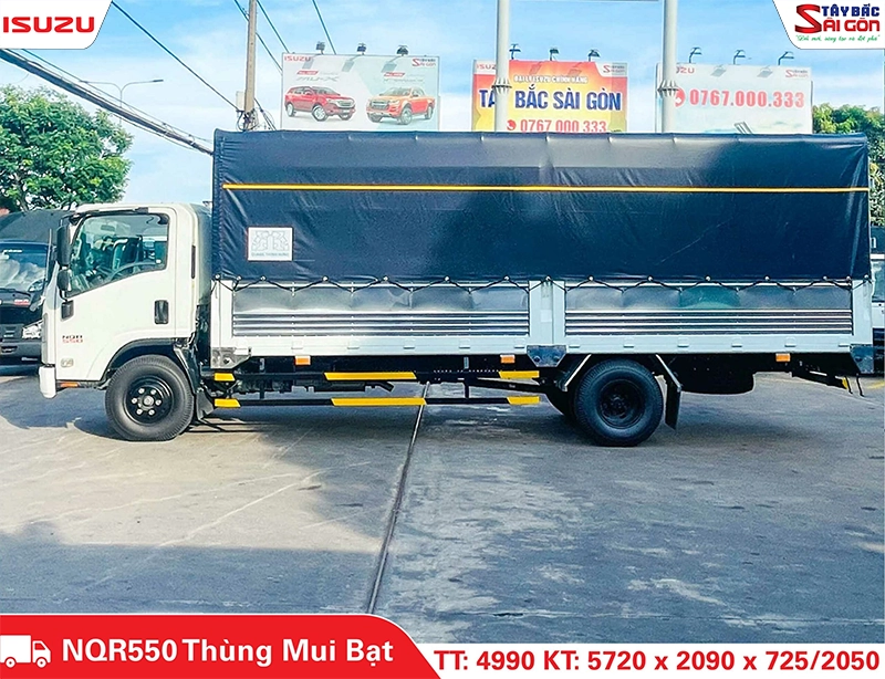 Thùng mui bạt tiêu chuẩn