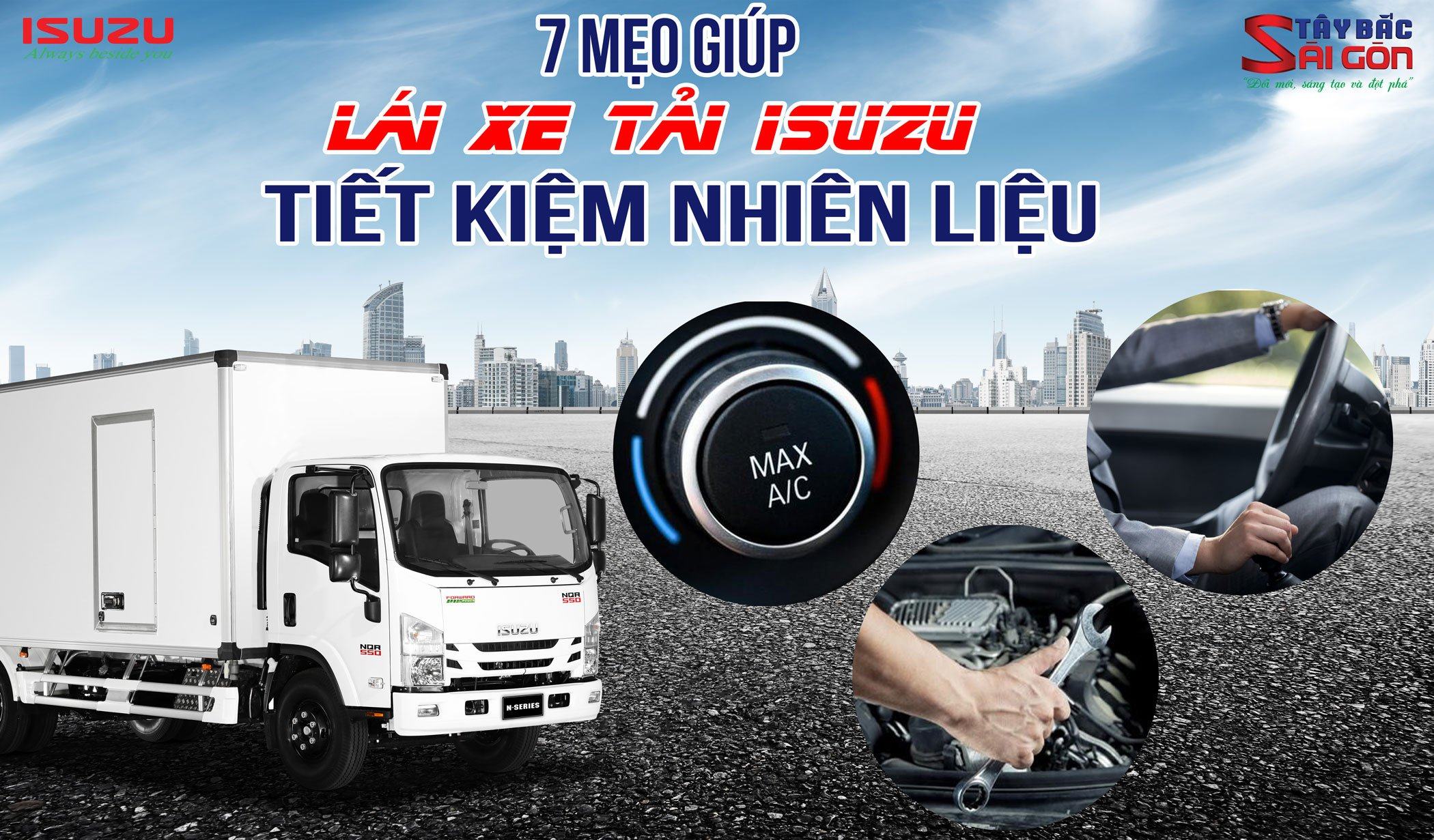 7 mẹo giúp lái xe tải tiết kiệm nhiên liệu